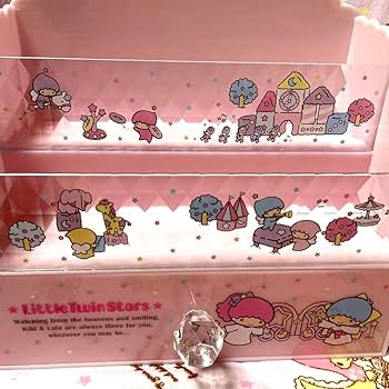 Amazon.co.jp: リトルツインスターズ キキララ コスメラック 収納棚